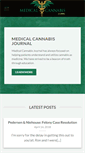 Mobile Screenshot of medicalcannabisjournal.net