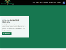Tablet Screenshot of medicalcannabisjournal.net